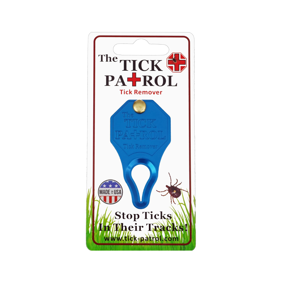 tick removal tool Blue tick remover tool by the Tick Patrol