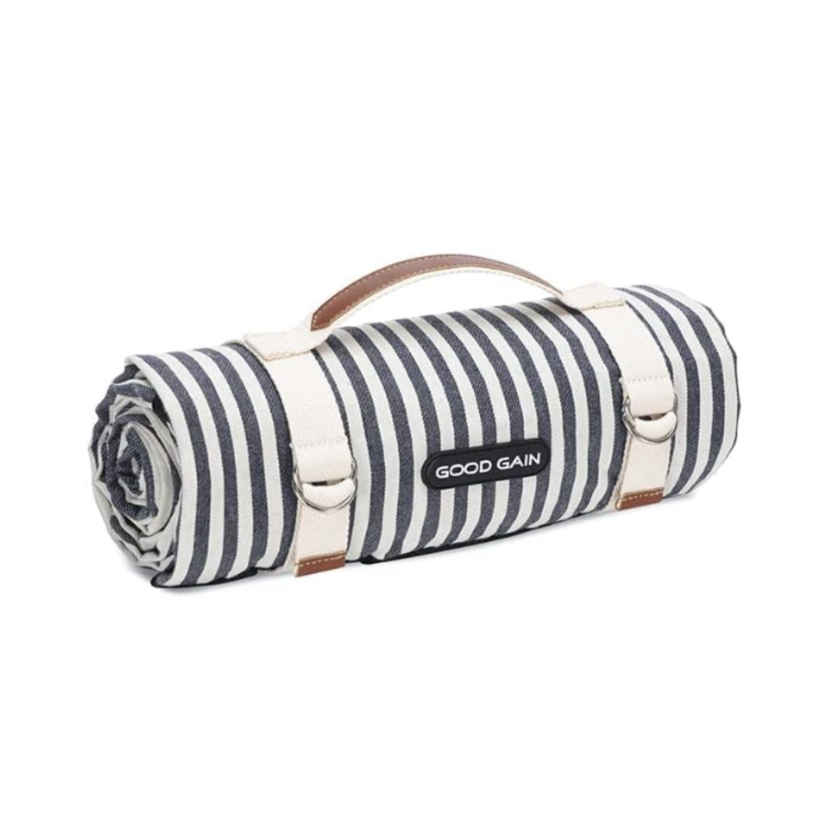 picnic blanket Good Gain blue and white picnic blanket