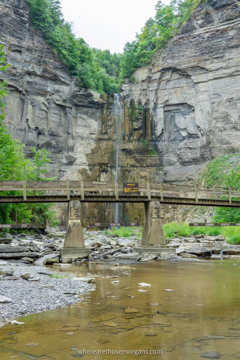 Tallest waterfall in New York State is Taughannock Falls