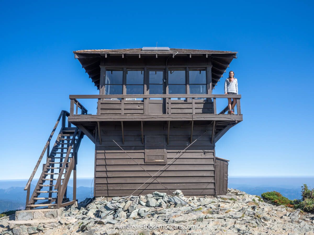 Hiking To Mount Fremont Fire Lookout Tower In Mt Rainier National Park